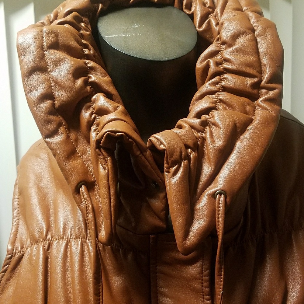 Marc bouwer faux leather vest